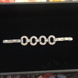Premier Designs silver snap close bracelet